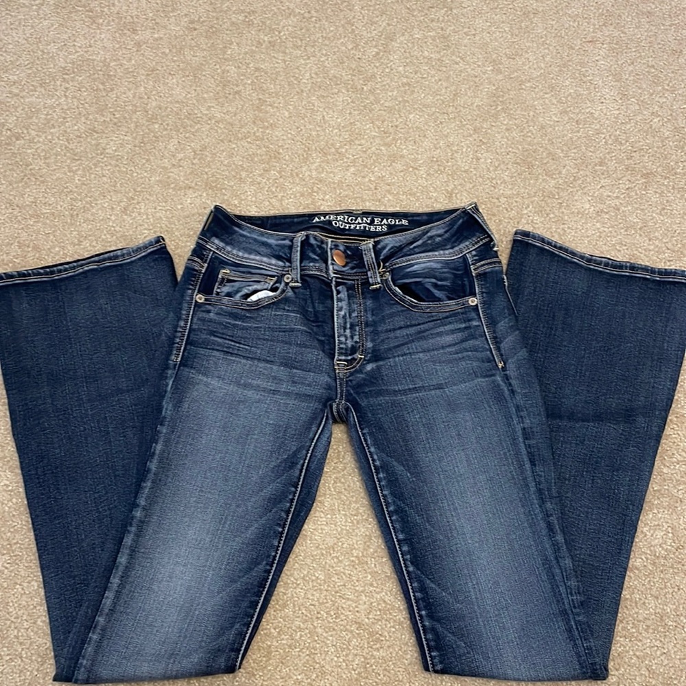 American Eagle KickBoot bootcut jeans.